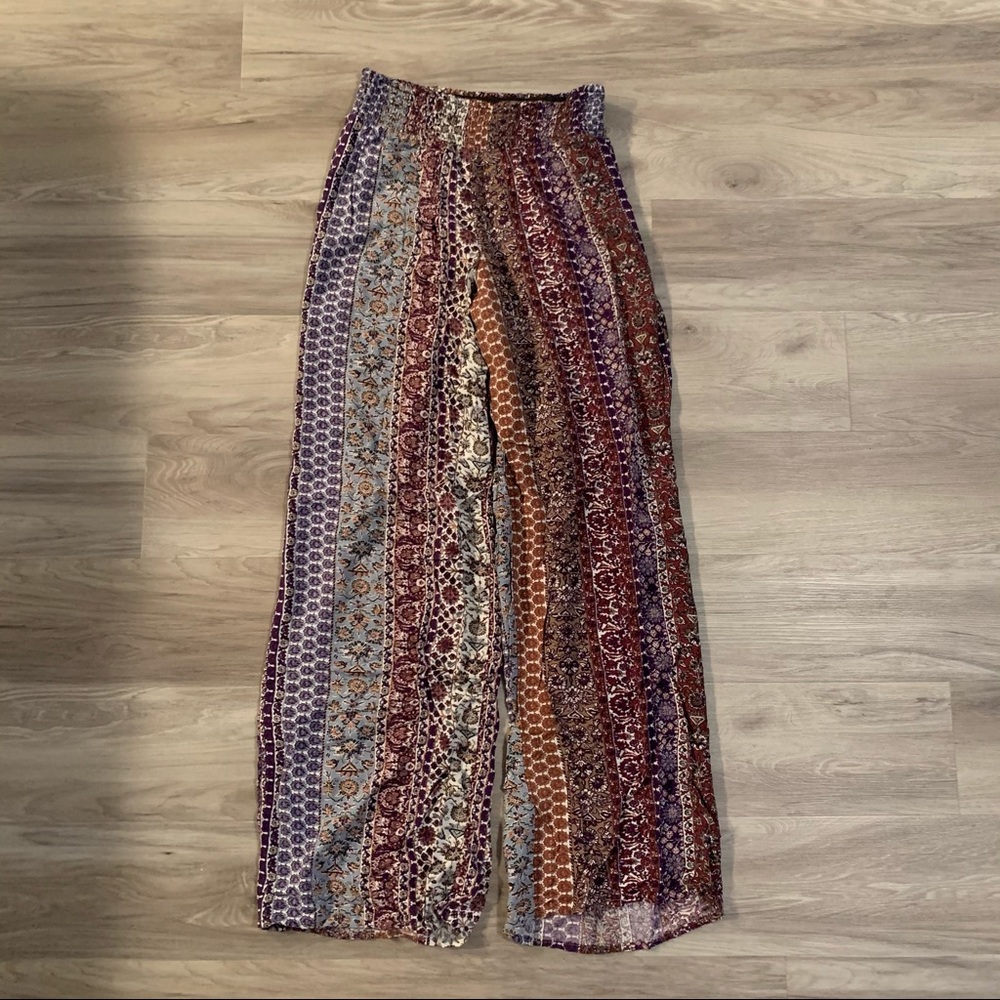 Forever 21 | Boho Printed Wide-Leg Palazzo Pants